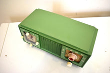 Charger l&#39;image dans la galerie, Spring Green 1953 Philco Transitone Model 53-701X AM Vacuum Tube Radio Rare Pretty Color Combo Sounds Great!