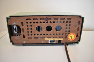 スプリンググリーン 1953 Philco Transitone Model 53-701X AM 真空管ラジオ レアなプリティカラーコンボサウンドが素晴らしい!