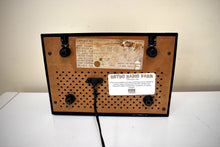 Load image into Gallery viewer, Headless Black 1958 Philco Predicta Model H838-124 Vacuum Tube AM Radio Sounds Great ~ WeIrD!