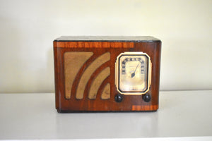 Artisan Handcrafted Original Vintage Wood 1937 Philco Model 37-12 Vacuum Tube AM Radio Sounds Great Excellent Condition!