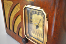Load image into Gallery viewer, Artisan Handcrafted Original Vintage Wood 1937 Philco Model 37-12 Vacuum Tube AM Radio Sounds Great Excellent Condition!