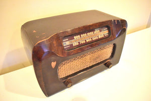 Artisan Handcrafted Original Wood Philco 1946 Model 46-421 Vacuum Tube AM Radio Solid Construction and Sounds Great!