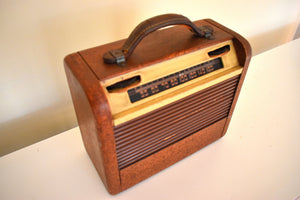 Bluetooth Ready To Go - ポータブルウッド 1948 Philco モデル 48-300 AM 真空管ラジオ