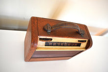 画像をギャラリービューアに読み込む, Bluetooth Ready To Go - ポータブルウッド 1948 Philco モデル 48-300 AM 真空管ラジオ