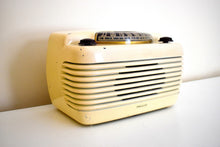 Load image into Gallery viewer, Ivory Bakelite Vintage 1948 Philco Model 48-460 AM Radio Loud as a Hippo!