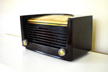 Load image into Gallery viewer, Umber Brown Bakelite Vintage 1951 Philco Model 52-942 AM Radio Loud Clear Sounding! Sundial Inspired Tuning!