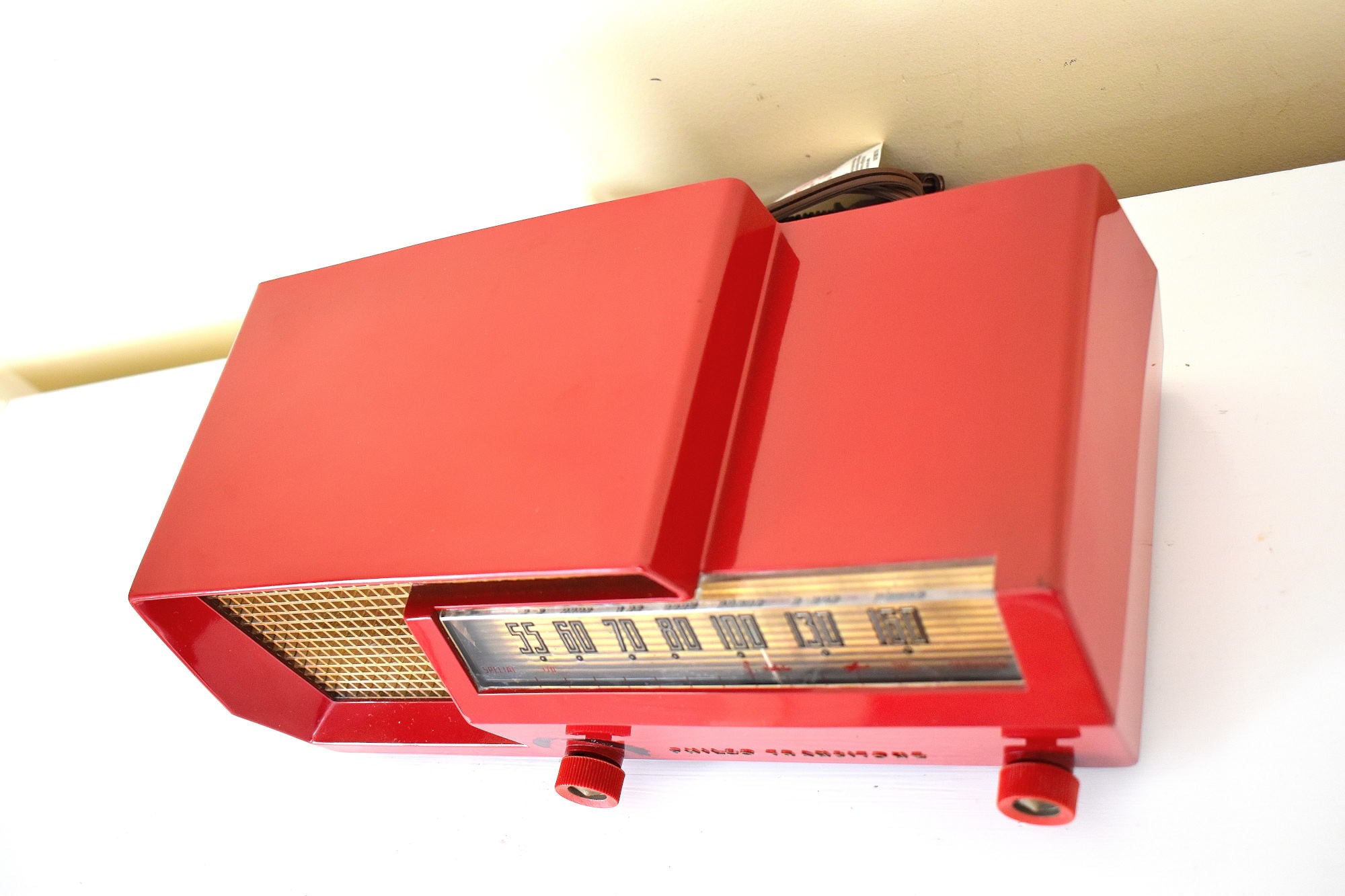 Mid Century Split Level Dream Red Retro Vintage 1953 Philco Model 53 ...