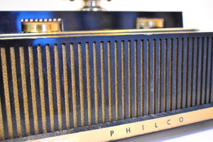 The Future is Here! - 1958 Philco Predicta Model H765-124 Tube AM Clock Radio Awesome~