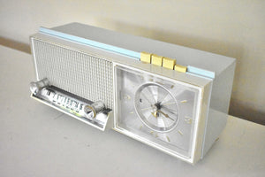ダイヤモンド ブルー 1964 フィルコ モデル M-716-124 AM 真空管ラジオ 音も見た目も素敵！