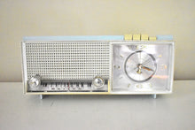 Load image into Gallery viewer, Diamond Blue 1964 Philco Model M-716-124 AM Vacuum Tube Radio Sounds and Looks Lovely!