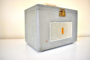 Star Frost Mid Century 1955 Philco Model D-665-126 Vacuum Tube AM Valise Lunch Box Radio!