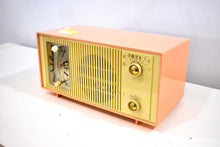 Load image into Gallery viewer, Bluetooth Ready To Go - Peaches Cream 1959 Admiral Model Y865C Vacuum Tube AM Radio Sounds Great! Looks Great!