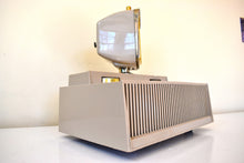 Load image into Gallery viewer, The Future is Here and Almost Gone! - 1961 Sahara Tan Philco Predicta Model J775-125 Tube AM Clock Radio Awesome!