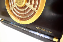 Load image into Gallery viewer, Bluetooth Ready To Go - Nutmeg Brown Bakelite 1950 RCA Victor Model 9-X-561 Vacuum Tube Radio Boom Box!