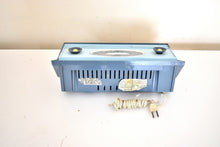 Load image into Gallery viewer, Bluetooth Ready To Go - Slate and Pastel Blue 1957 RCA Victor Model 1-RA-52 AM Vacuum Tube Radio Works Great!