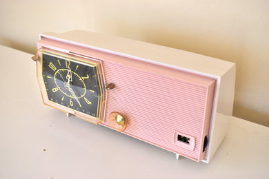 Carnation Pink 1960 RCA Victor Model C-2FE 