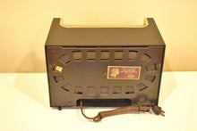 Load image into Gallery viewer, Wenge Brown Bakelite 1953 RCA Victor Model 2-X-61 Vacuum Tube AM Radio Looks Modern Sounds Great!