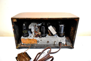 Artisan Handcrafted Wood 1939 RCA Model 9TX31 Vacuum Tube AM Radio Works Great! Excellent Plus Condition!