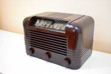 Load image into Gallery viewer, Magnificent Brown Bakelite 1946 RCA Victor Model 56X10 Vacuum Tube AM Shortwave Radio Boom Box!