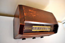 Load image into Gallery viewer, Artisan Handcrafted Wood 1945 RCA Victor Model 56X3 Vacuum Tube AM Radio Solid Construction and Sounds Great!