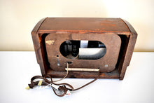 Load image into Gallery viewer, Artisan Handcrafted Wood 1945 RCA Victor Model 56X3 Vacuum Tube AM Radio Solid Construction and Sounds Great!