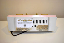 Load image into Gallery viewer, Lace Pink and White RCA Victor Model 1-C-2FE AM Vacuum Tube Radio