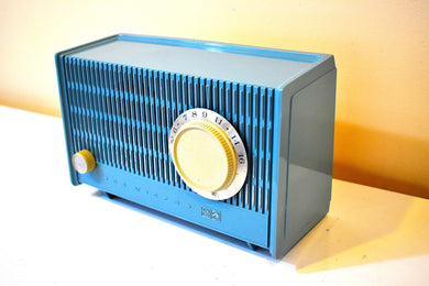 Bluetooth Ready To Go - Monterey Blue 1964 RCA Model RFA15A AM Vacuum Tube Radio Excellent Condition Works Great!