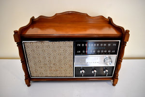 Heritage Maple 1965 RCA Victor Model RGC37L AM/FM Solid State Radio Sounds Fantastic! Fine Wood Cabinetry Features!