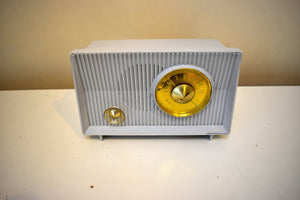 Bluetooth Ready To Go - Tundra Grey 1951 RCA Victor Model X-1 AM Vacuum Tube Radio Sounds Great Excellent Shape!