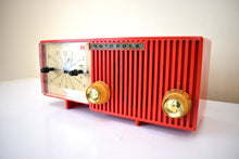 Load image into Gallery viewer, Cardinal Red 1955 Motorola Model 56CS3A AM Vacuum Tube Radio Superb Sounding Red Hot Looking!