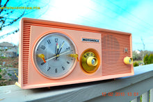 Load image into Gallery viewer, SOLD! - April 15, 2015 - SASSY PINK Retro Jetsons 1957 Motorola 5C14PW Tube AM Clock Radio Totally Restored! - [product_type} - Motorola - Retro Radio Farm