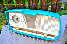 画像をギャラリービューアに読み込む, SOLD! - June 2, 2015 - SEAFOAM GREEN WONDER Mid Century Retro Jetsons Philips Time-Mark AM Vacuum Tube Radio Totally Restored! - [product_type} - Philips - Retro Radio Farm
