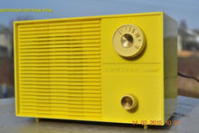 Load image into Gallery viewer, SOLD! - June 20, 2016 - SUNNY BUTTER YELLOW Mid Century Retro Jetsons Vintage 1959 Emerson Model Y2996 Tube Radio Totally Restored! - [product_type} - Emerson - Retro Radio Farm