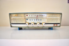 Load image into Gallery viewer, Imperial Blue 1961 Rincan Model KFA-W71 Vacuum Tube AM FM Radio Beauty and Sounds Great!