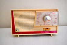 Load image into Gallery viewer, Made in France Mid Century Vintage 1960 Schneider Boy Shortwave Vacuum Tube Radio Oui Monsieur!