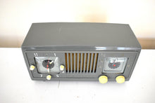 Load image into Gallery viewer, Olive Green 1953 Sentinel Model 1U346 Vacuum Tube AM Clock Radio So Sweet! Rare! Sounds Fantastic!