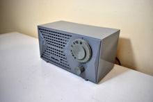 Load image into Gallery viewer, Bluetooth Ready To Go - Grigio Grey Silvertone 1A 1950s AM Vacuum Tube Radio Sleek Styling! Excellent Condition!