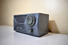 Load image into Gallery viewer, Bluetooth Ready To Go - Grigio Grey Silvertone 1A 1950s AM Vacuum Tube Radio Sleek Styling! Excellent Condition!