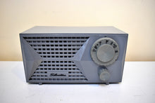 Load image into Gallery viewer, Bluetooth Ready To Go - Grigio Grey Silvertone 1A 1950s AM Vacuum Tube Radio Sleek Styling! Excellent Condition!