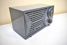 Load image into Gallery viewer, Bluetooth Ready To Go - Grigio Grey Silvertone 1A 1950s AM Vacuum Tube Radio Sleek Styling! Excellent Condition!