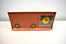 Load image into Gallery viewer, Bluetooth Ready To Go - Pink Clay Tan and White 1959 Philco Model J773-124 AM Vacuum Tube Radio Sounds and Looks Great!