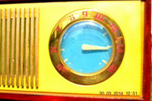 SOLD! - April 7, 2014 - RARE WOOD Retro Vintage Deco 1952 Philco 52-550 Tube AM Clock Radio WORKS! - [product_type} - Philco - Retro Radio Farm