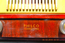 画像をギャラリービューアに読み込む, SOLD! - April 7, 2014 - RARE WOOD Retro Vintage Deco 1952 Philco 52-550 Tube AM Clock Radio WORKS! - [product_type} - Philco - Retro Radio Farm