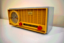 Charger l&#39;image dans la galerie, Never Before Seen Color Combo 1959 Truetone Model 59C22 AM Vacuum Tube Radio Outta Control!