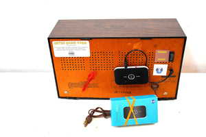Bluetooth 準備完了 - 1960 年代 Lloyds Vornado AM FM モデル TM-77 真空管ラジオ、ほぼ新品状態！