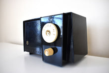Charger l&#39;image dans la galerie, Bluetooth Ready To Go - Orchid Black 1956 Westinghouse Model H-574T4 AM Vacuum Tube Radio Excellent Condition Works Great!