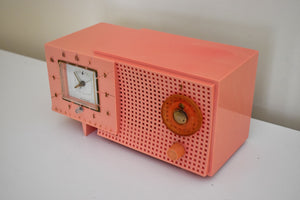 ストロベリー目覚まし時計 1959年ウェスチングハウスモデル H540T4A ヴィンテージ真空管AM時計ラジオ お香とペパーミント！