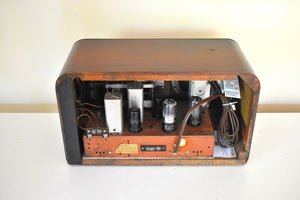 Artisan Handcrafted Original Vintage Wood 1940 Westinghouse Model WR-184 AM Radio Sounds Great Solid Construction!