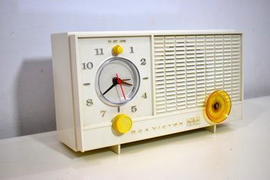 白雪姫 RCA Victor 1959 AM 真空管クロックラジオ モデル RFD11V 音も見た目も素晴らしい！