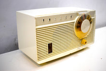 Load image into Gallery viewer, Bluetooth Ready To Go - Pearl White 1958 Philco Model F815-124 Tube AM Radio Sounds Divine!